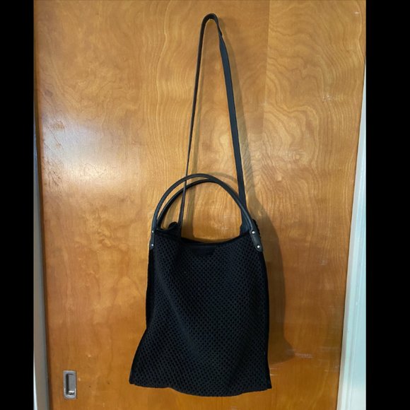 Rag Bone Black Woven Passenger Tote